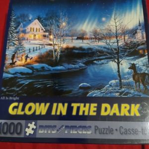 New All is Bright Glow in the Dark 1000 Piece Puzzle